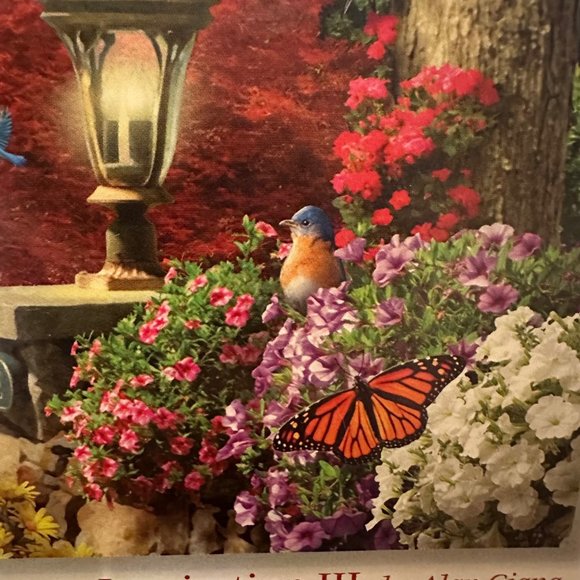 Bits and Pieces Inspiration III 1000 Piece Jigsaw Puzzle Church 20 x 27 Flower - Picture 3 of 6